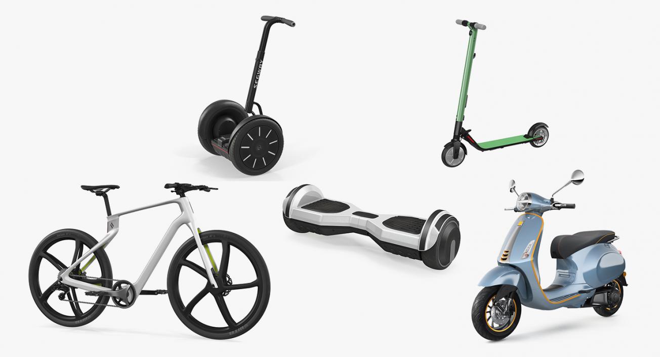 3D model Two Wheel Electric Vehicles Collection 2