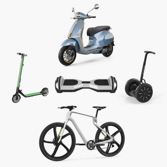 3D model Two Wheel Electric Vehicles Collection 2