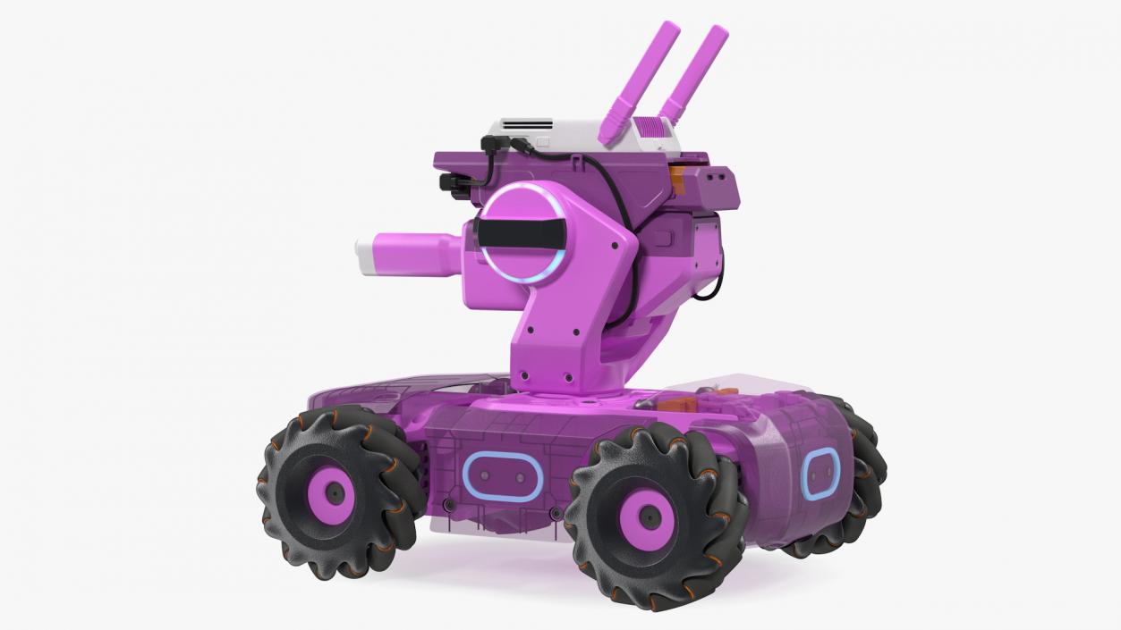 3D Mini Tank Drone with Gamepad model