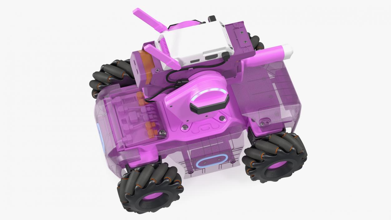 3D Mini Tank Drone with Gamepad model