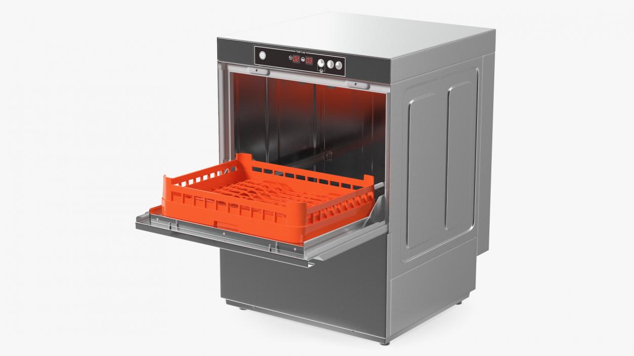 3D Commercial Dishwasher