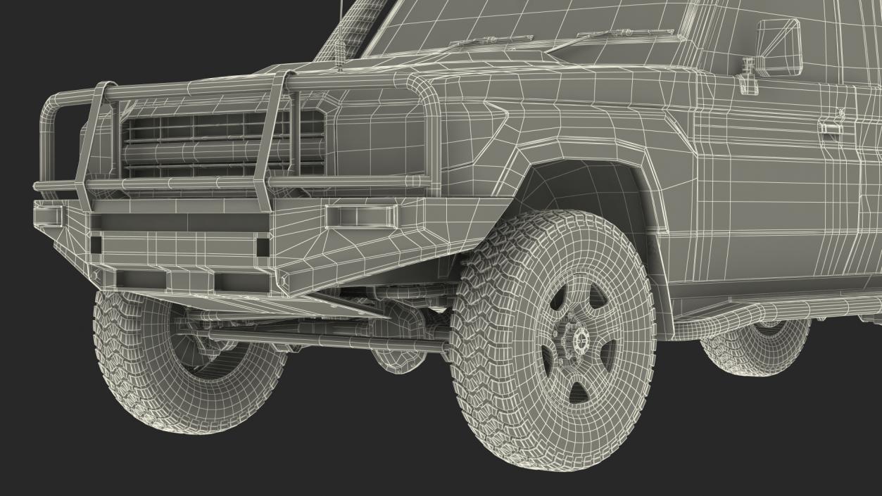 3D model Safari Vehicle 4x4 Rigged