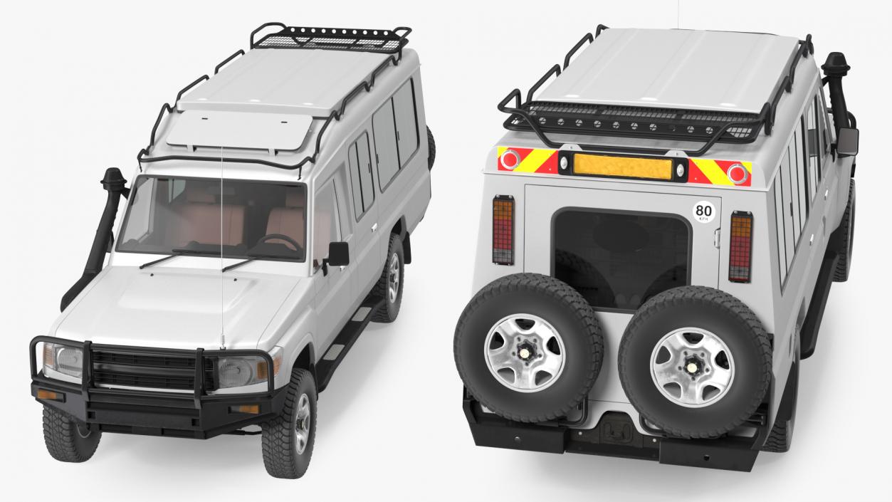 3D model Safari Vehicle 4x4 Rigged