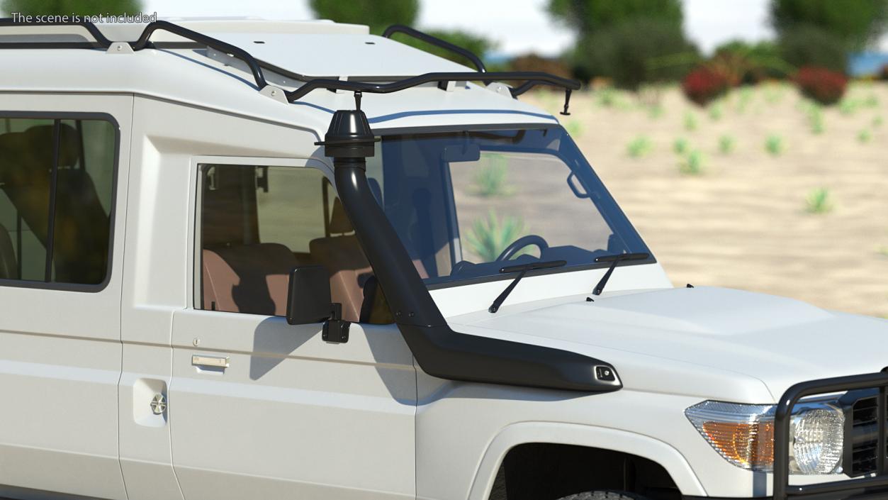 3D model Safari Vehicle 4x4 Rigged