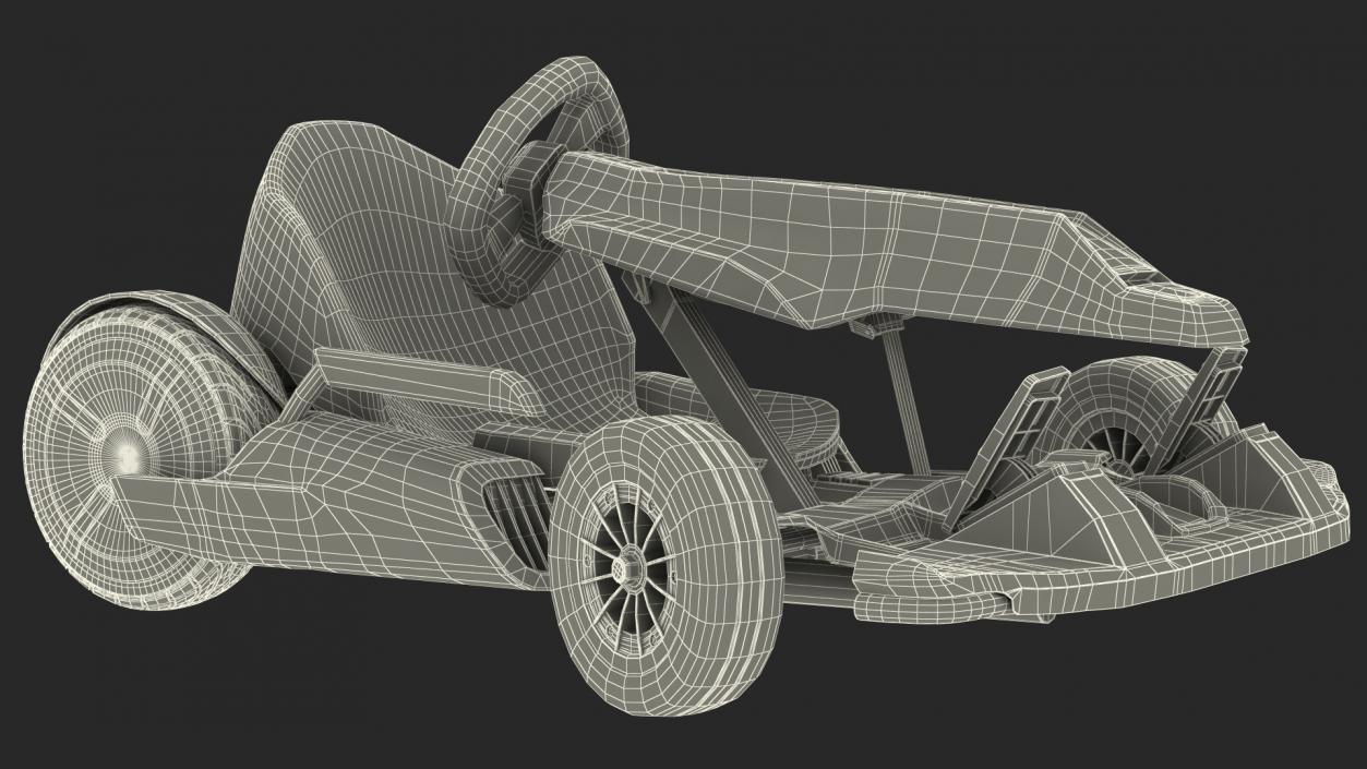 Rigged Pedal Karts Collection 3D model