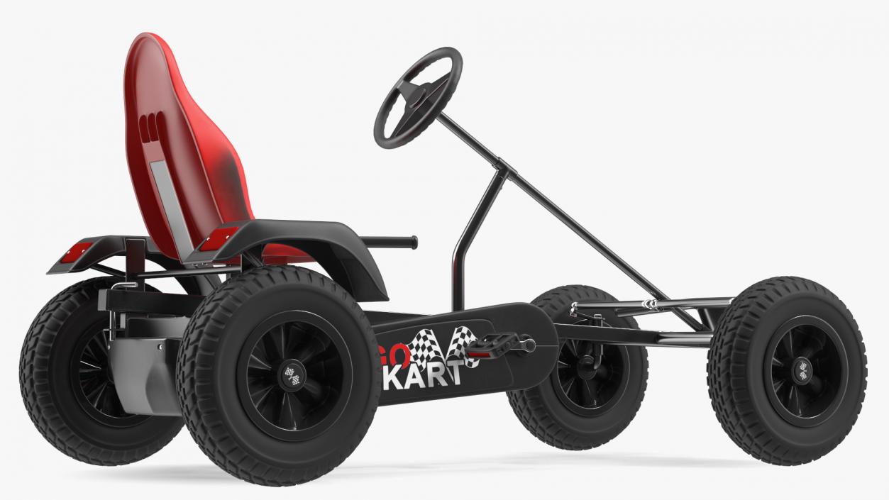 Rigged Pedal Karts Collection 3D model