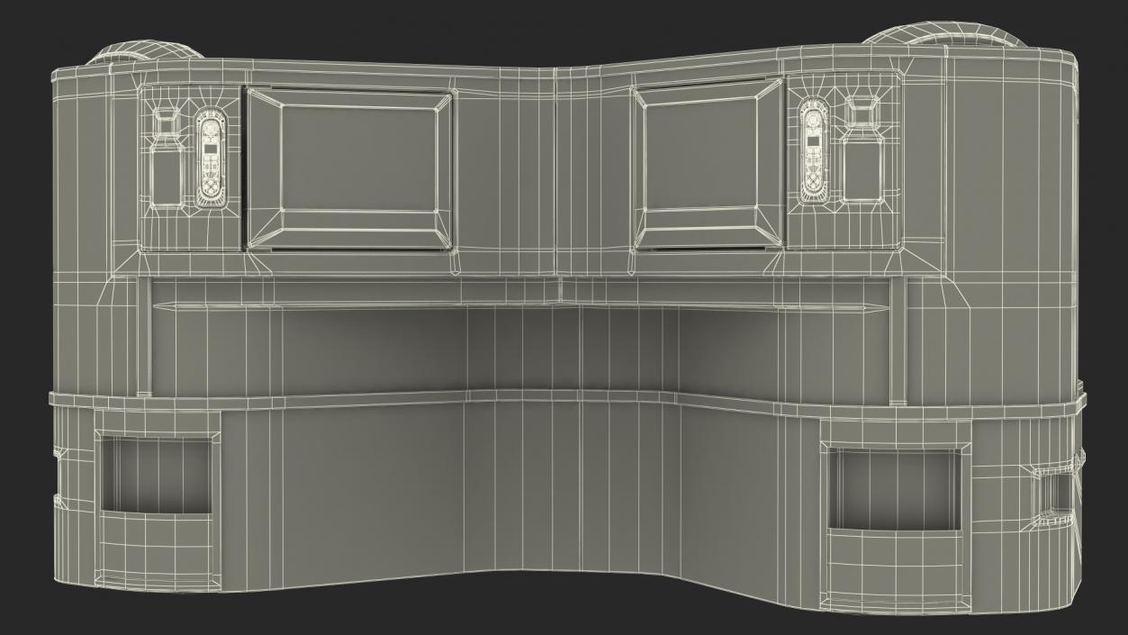 Airplane Business Class Seats Central 3D