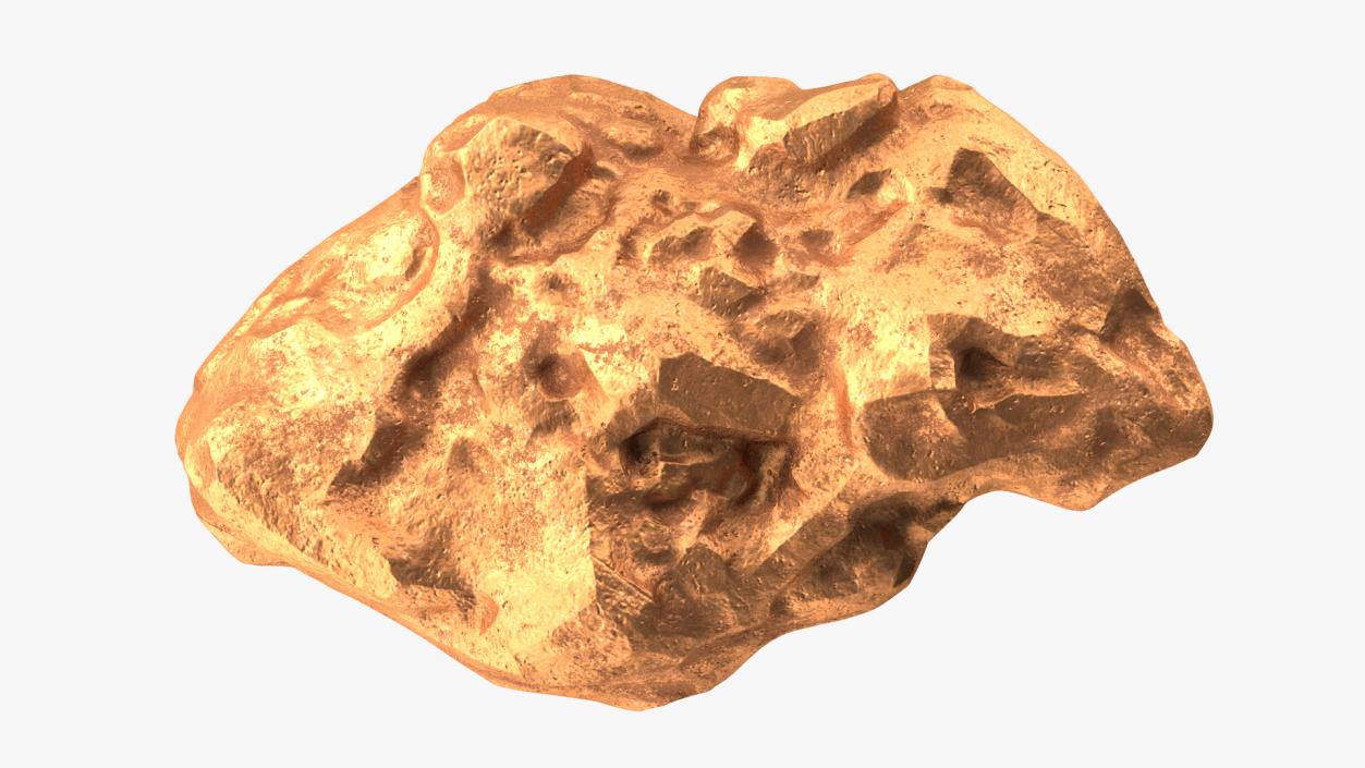 Copper Natural Mineral 3D