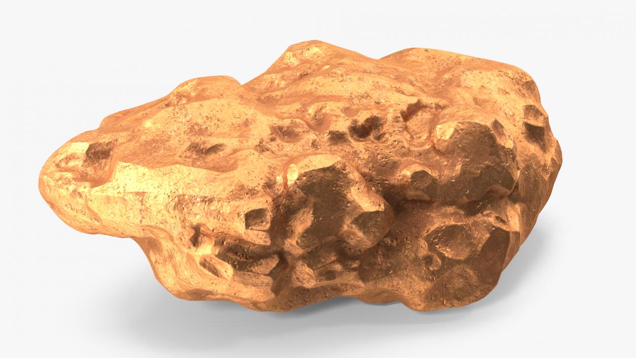 Copper Natural Mineral 3D