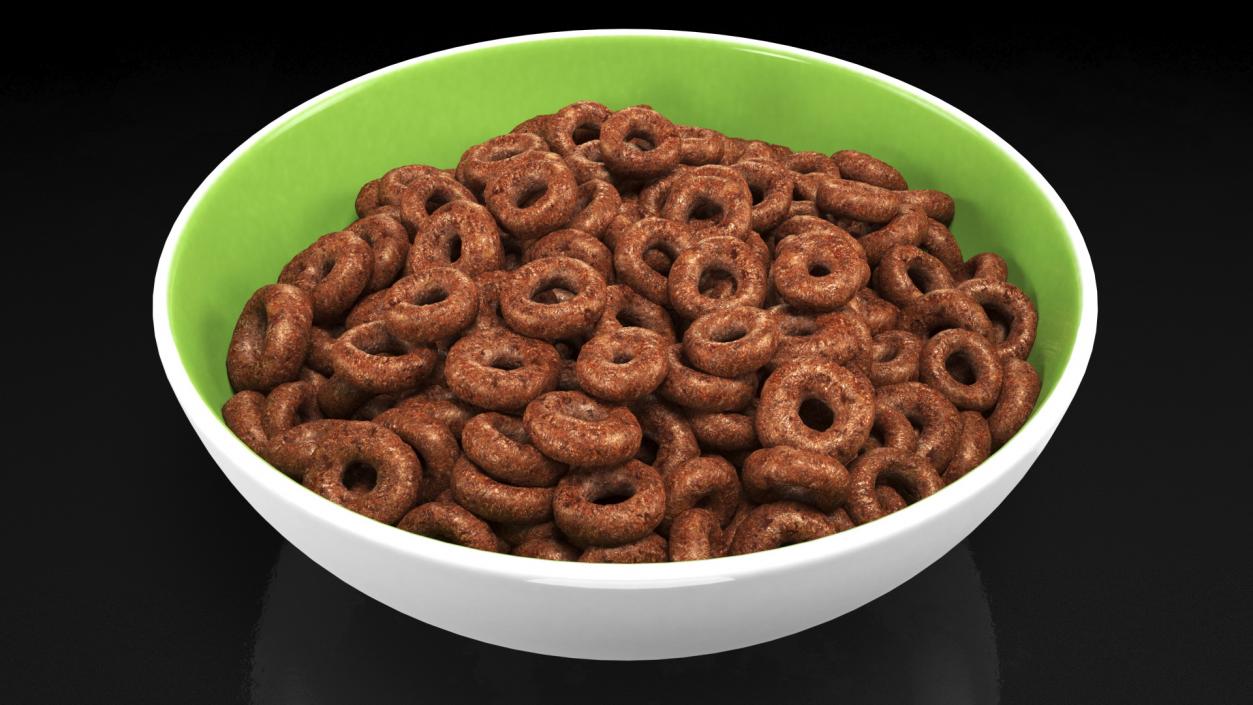 3D model Chocolate Rings Breakfast