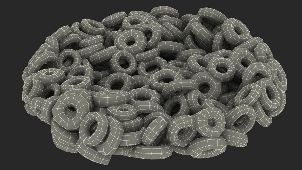 3D model Chocolate Rings Breakfast