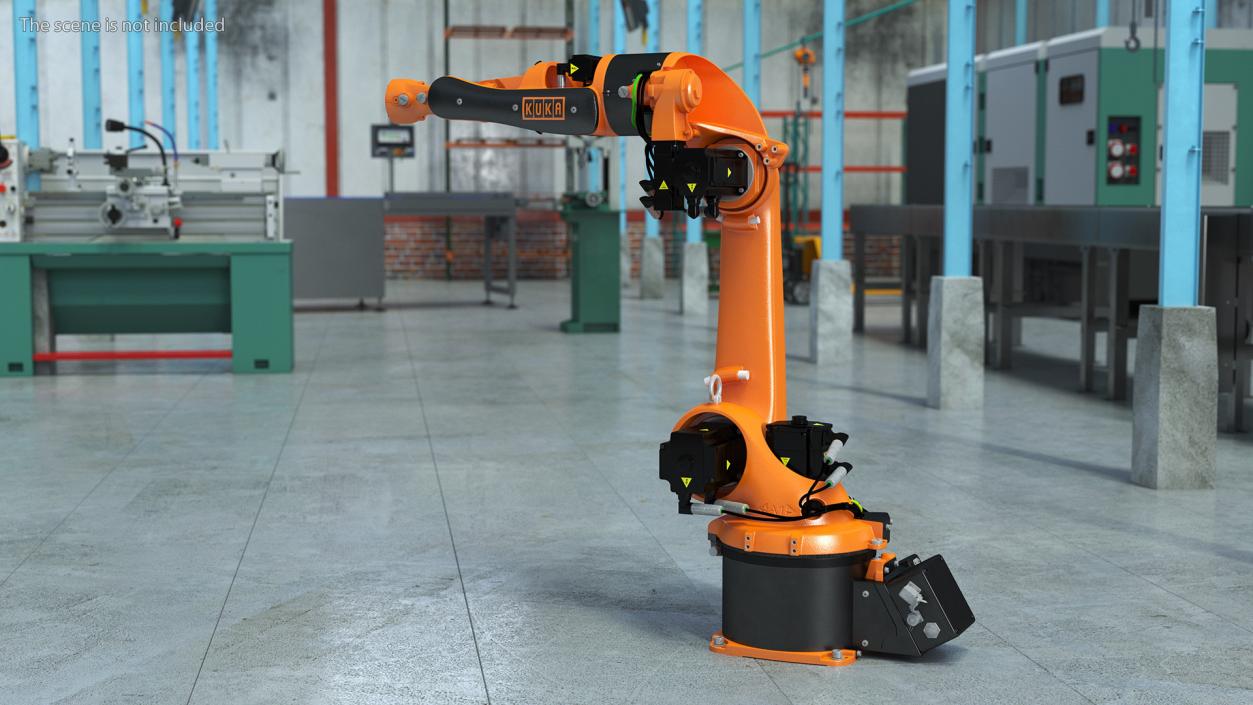 3D KUKA Industrial Robot Arm KR 5-2 Arc