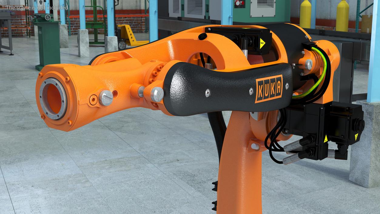 3D KUKA Industrial Robot Arm KR 5-2 Arc