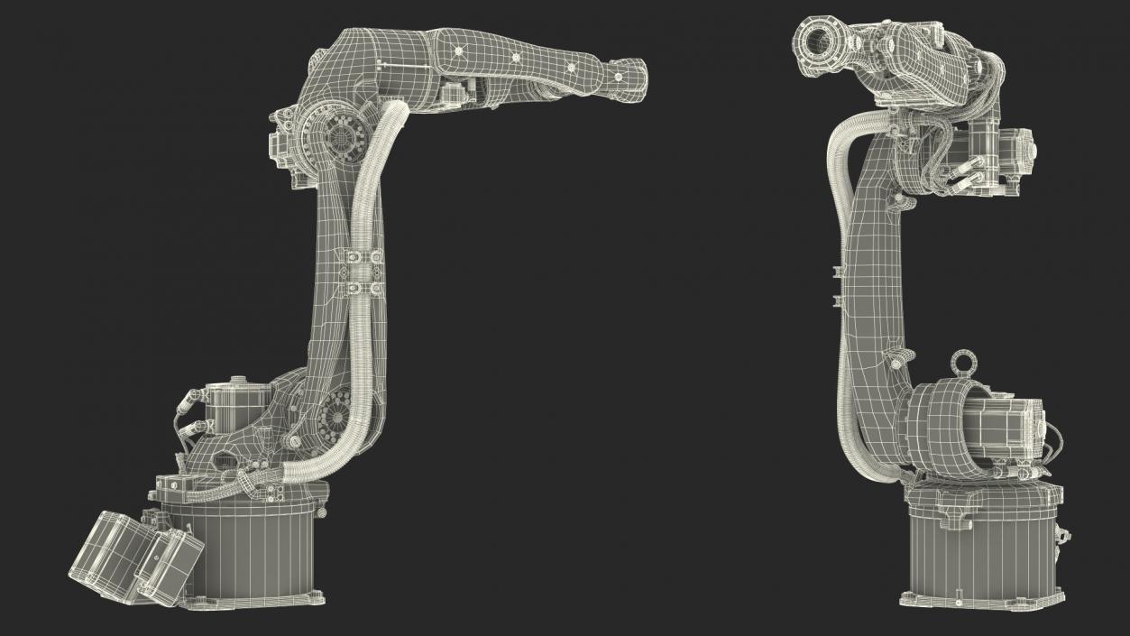 3D KUKA Industrial Robot Arm KR 5-2 Arc