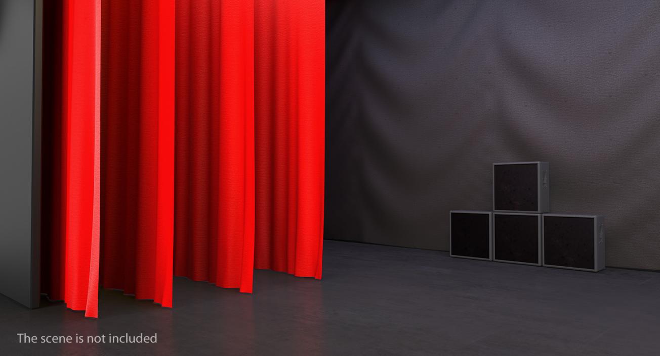 3D Stage Curtain model