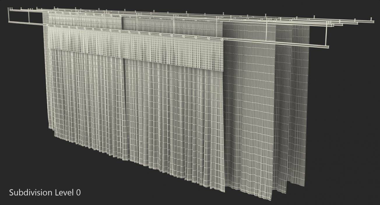 3D Stage Curtain model