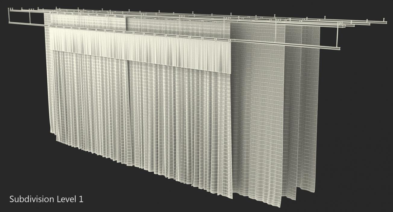 3D Stage Curtain model