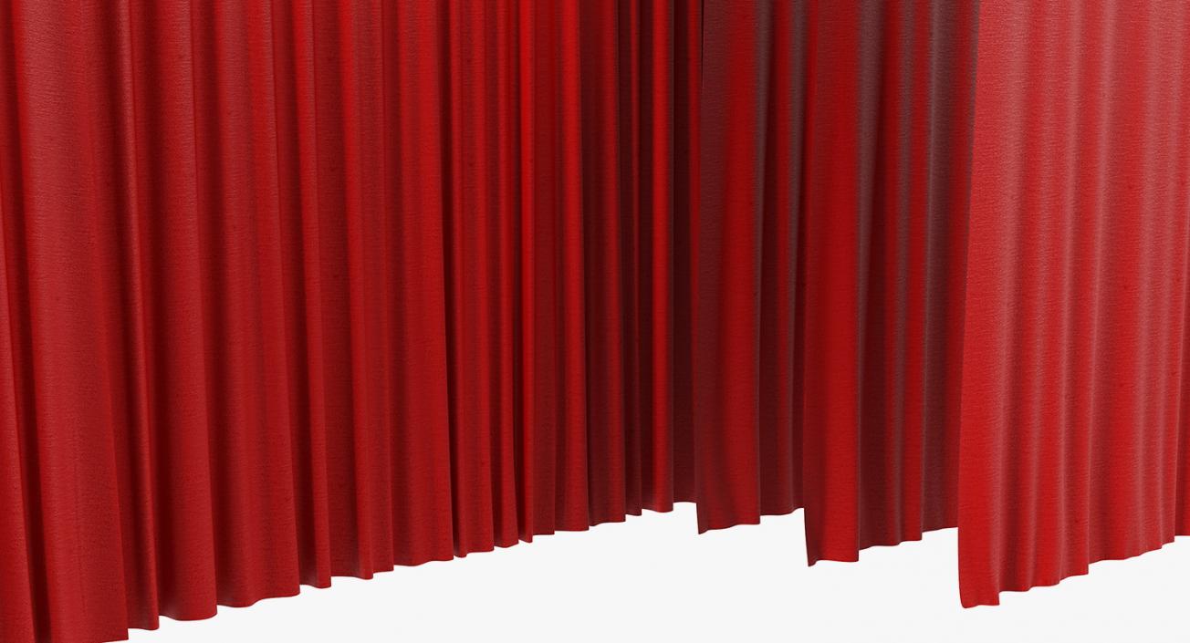 3D Stage Curtain model