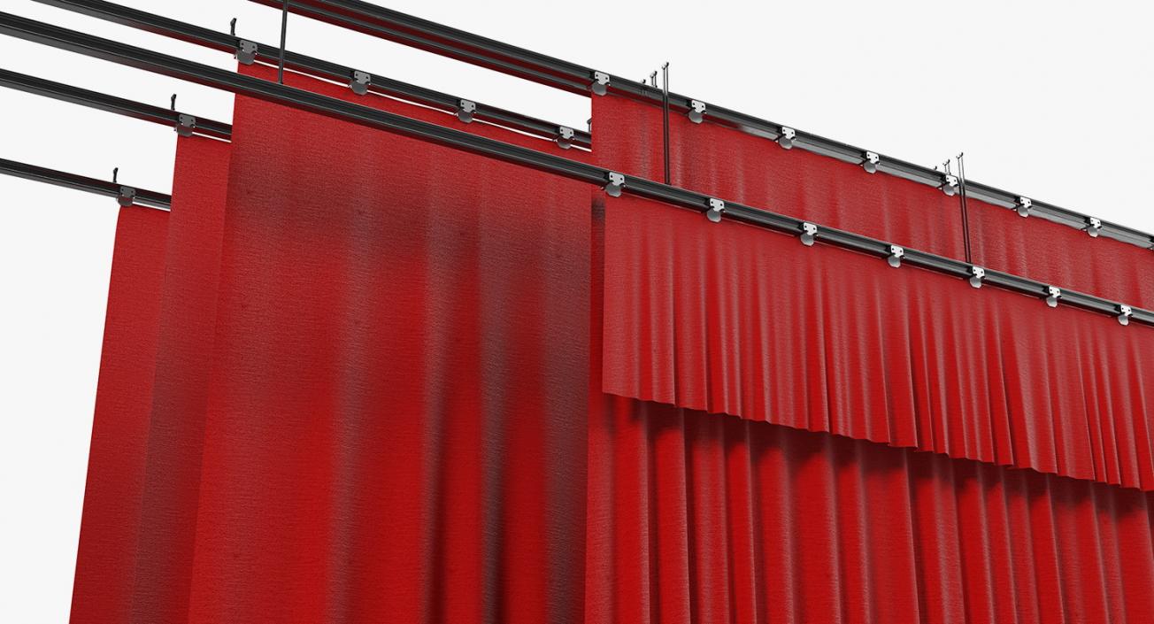 3D Stage Curtain model