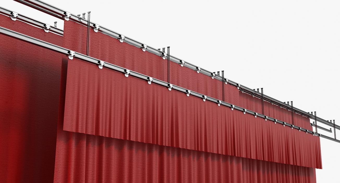 3D Stage Curtain model