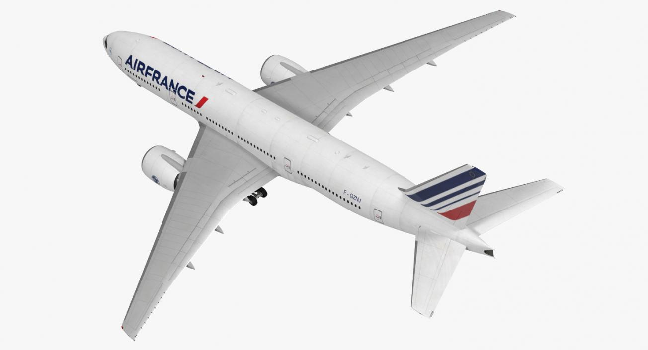 3D model Boeing 777-200 Air France