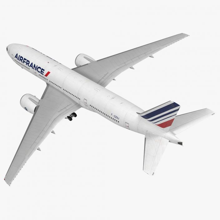 3D model Boeing 777-200 Air France