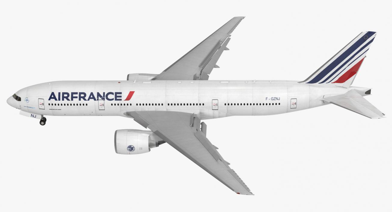 3D model Boeing 777-200 Air France