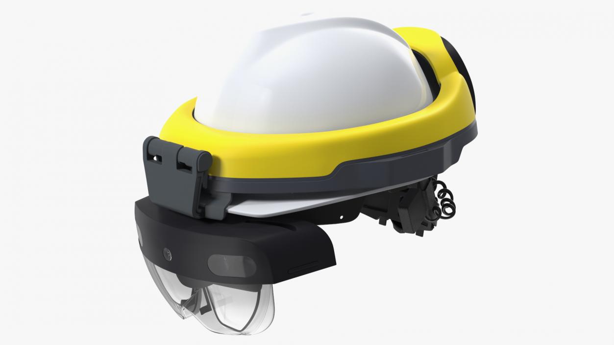 3D Construction Helmet Virtual Reality Glasses model