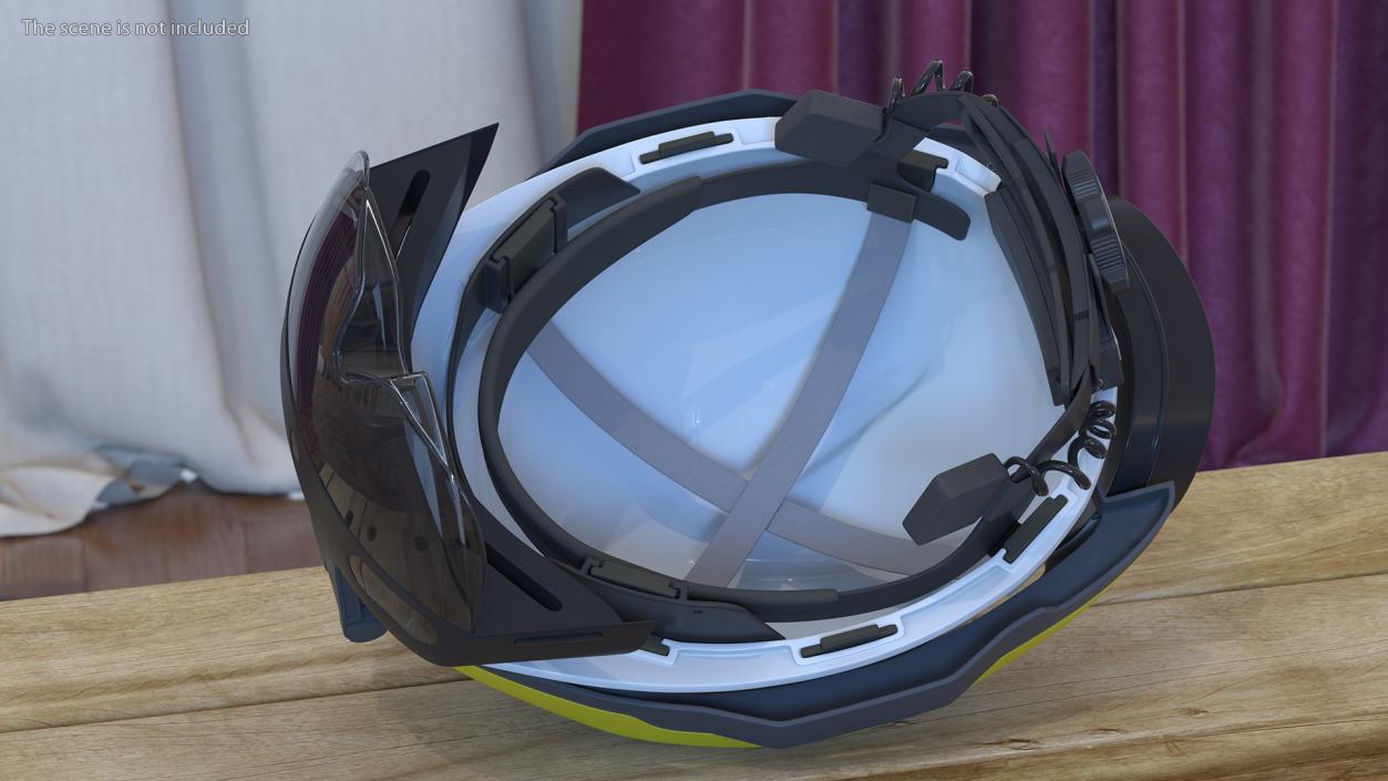 3D Construction Helmet Virtual Reality Glasses model