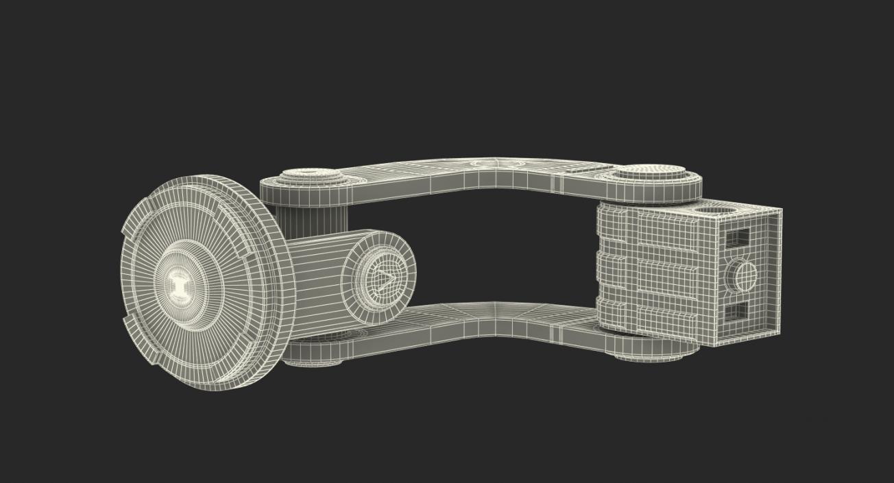 Anodized Industrial Joint 6 3D