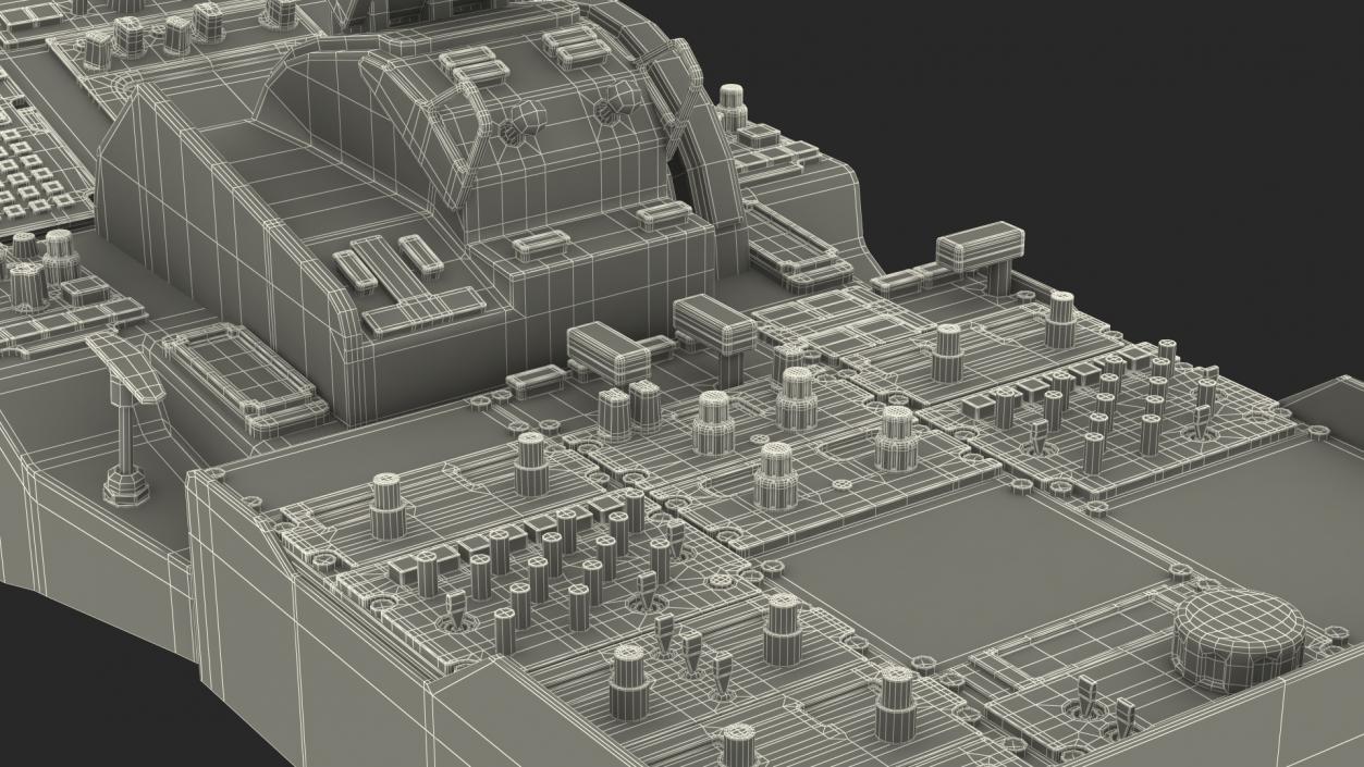 Throttle Control Panel 3D