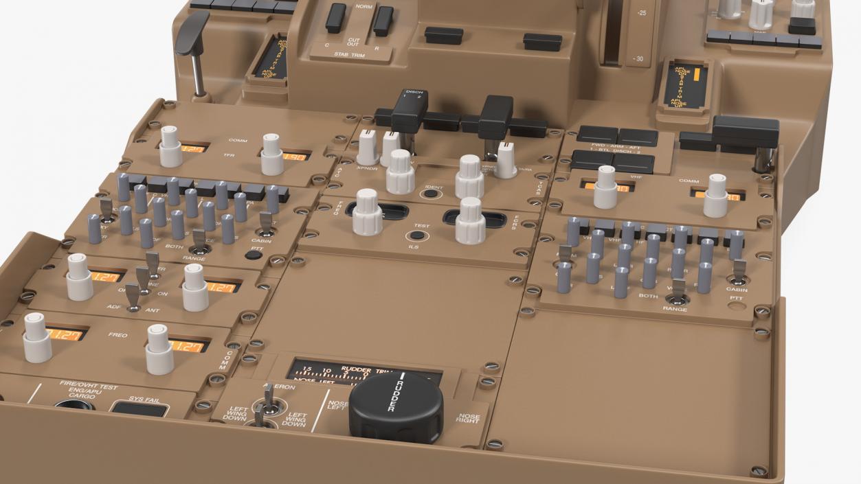 Throttle Control Panel 3D