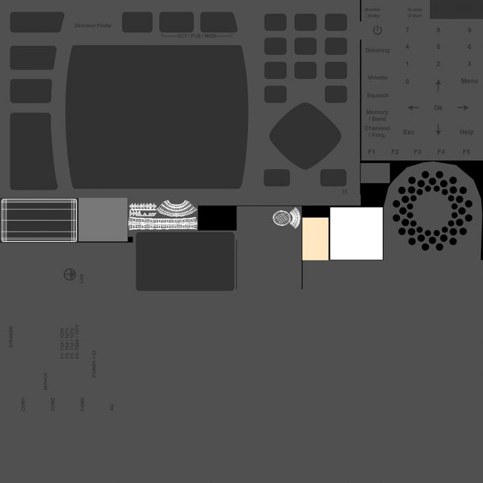 SAR Radio Direction Finder Antenna 3D model