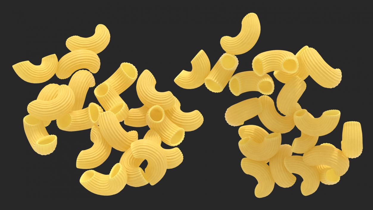 Elbows Pasta 3D