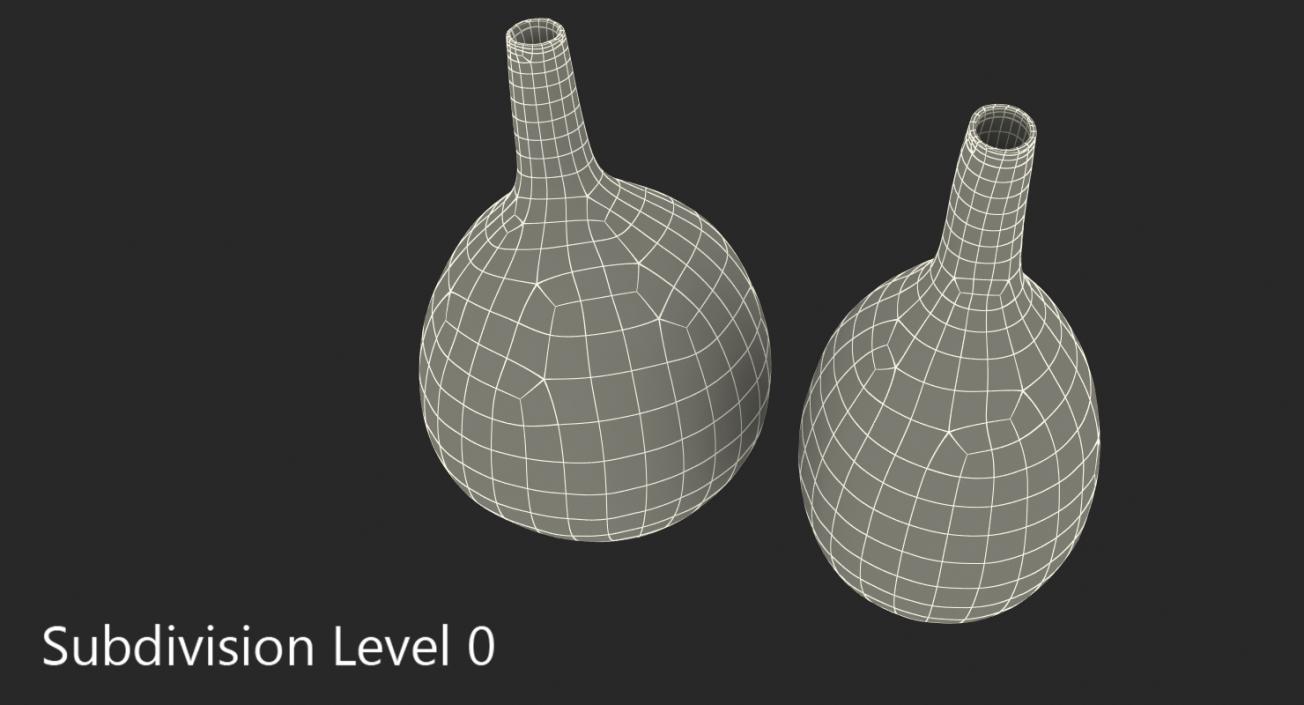 3D model Gourd Containers Set