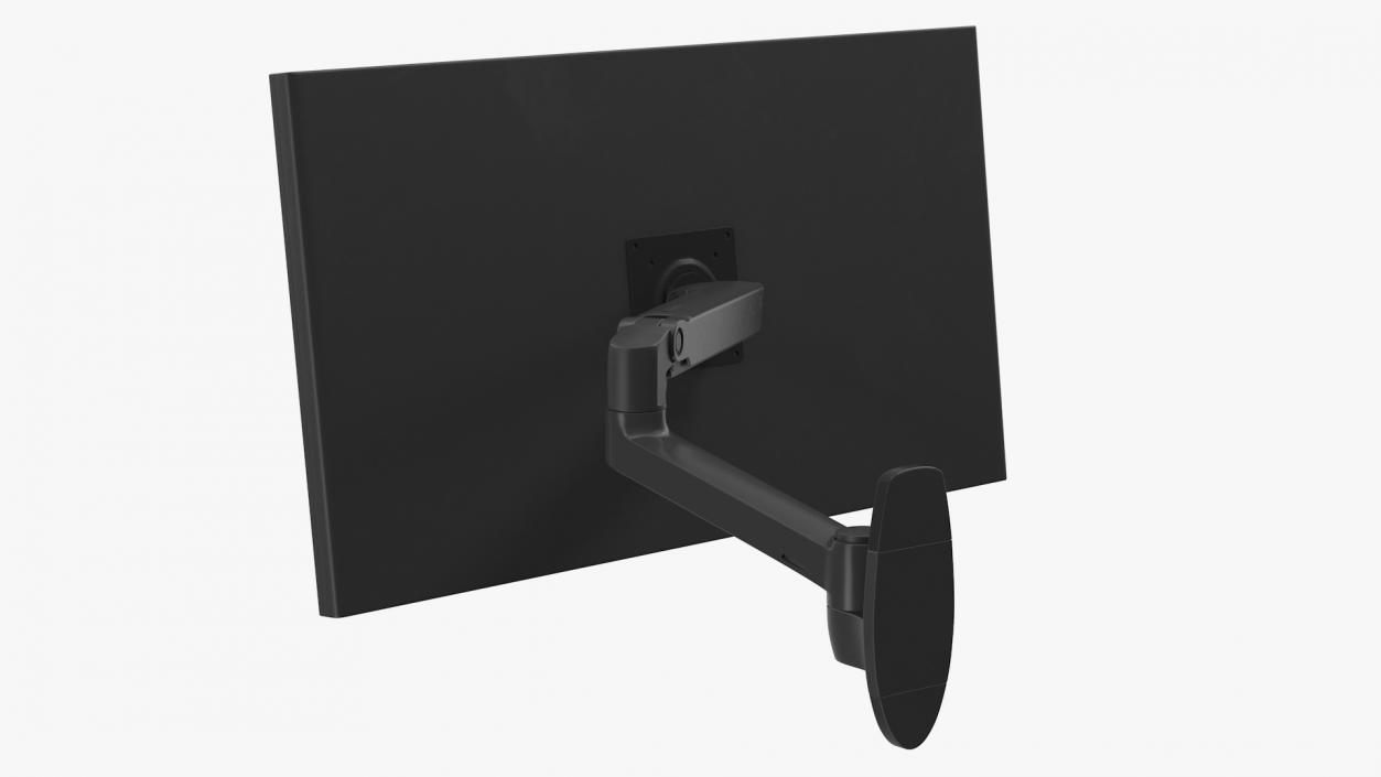 Mount Monitor Arm Generic Rigged 3D