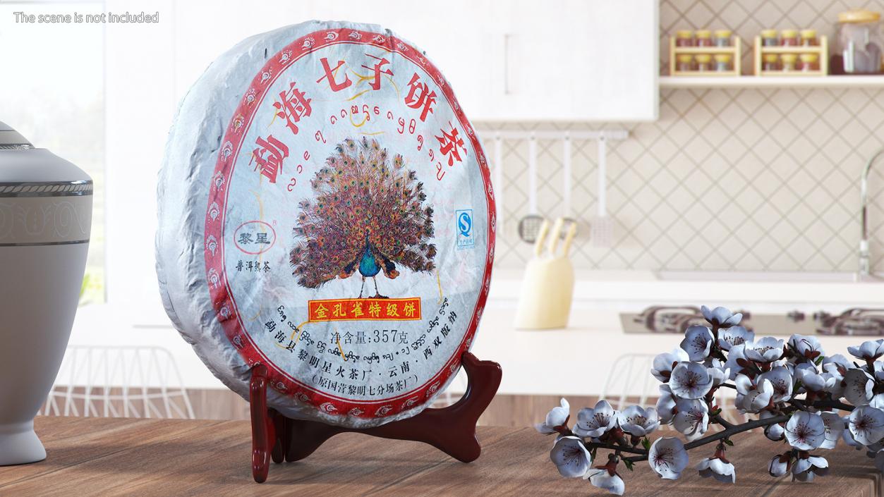 3D Premium Puer Tea on Stand Collection