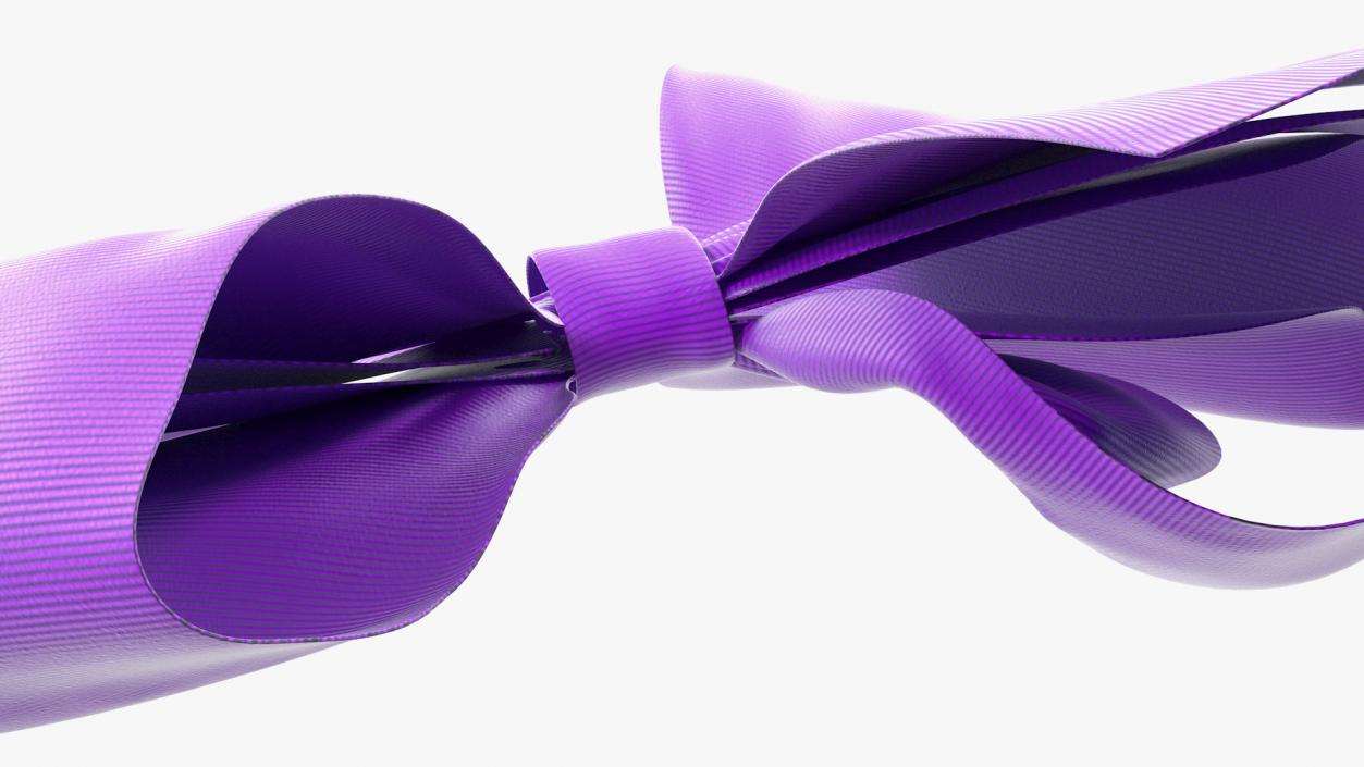 3D model Purple Hair Bow