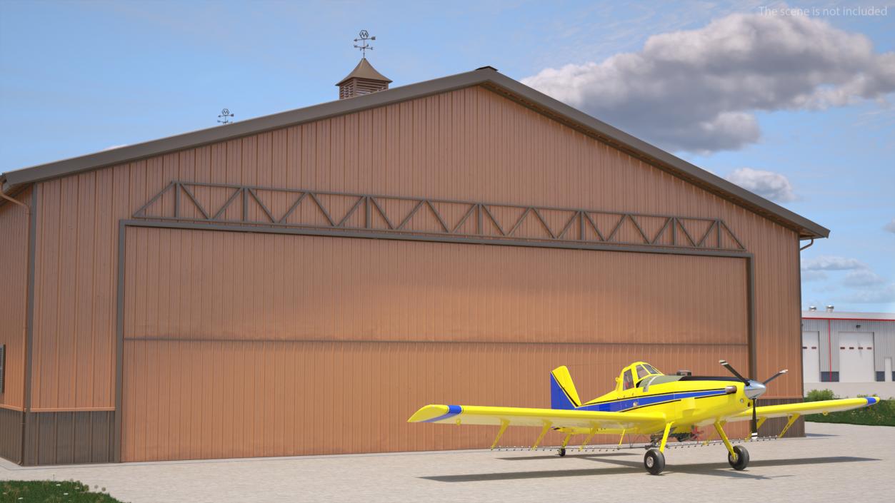 3D Air Tractor AT 502B Hangar