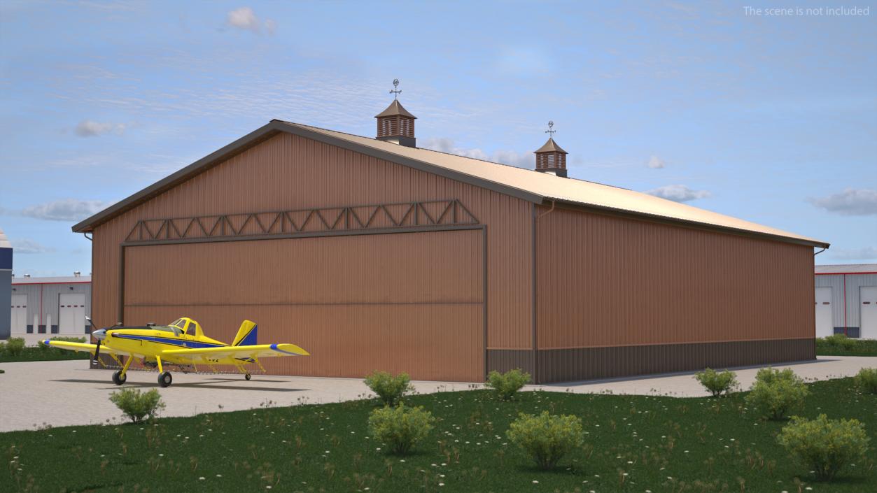 3D Air Tractor AT 502B Hangar