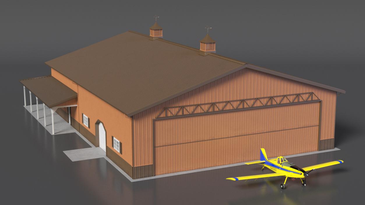 3D Air Tractor AT 502B Hangar