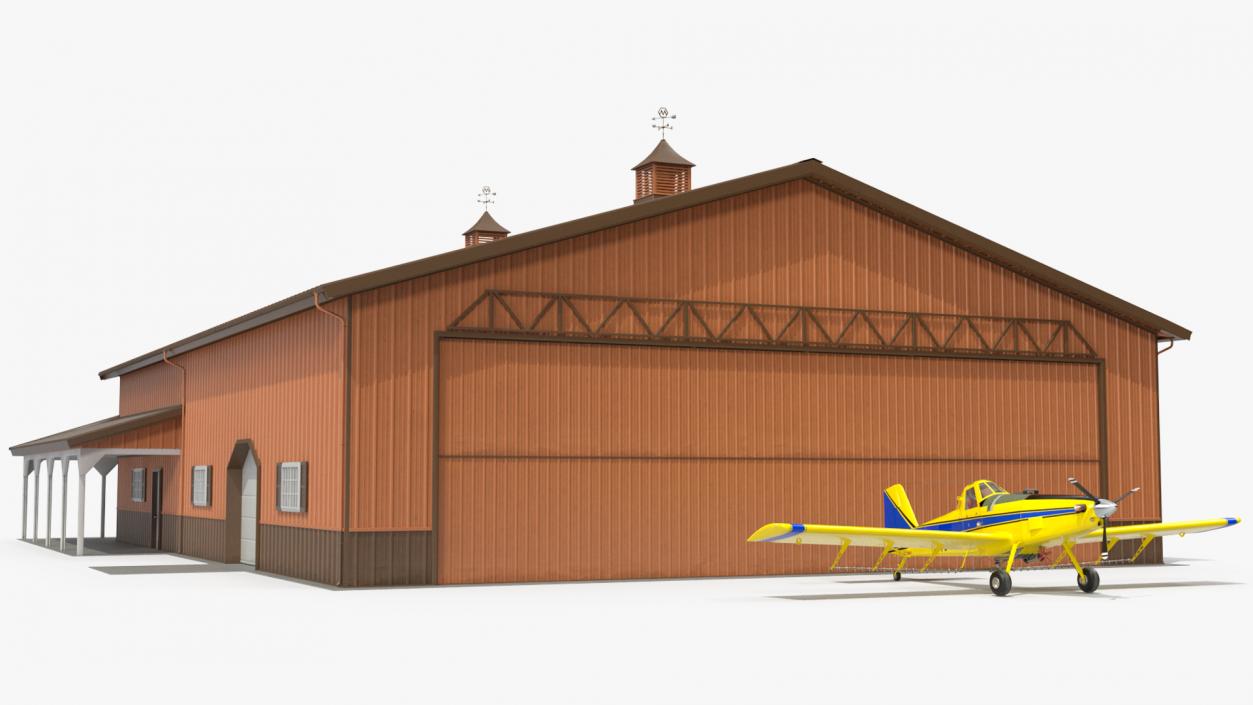 3D Air Tractor AT 502B Hangar