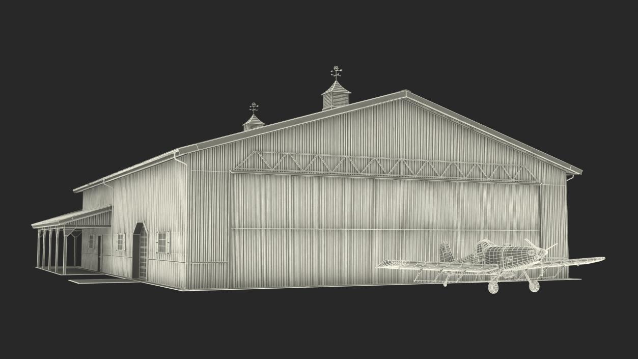 3D Air Tractor AT 502B Hangar