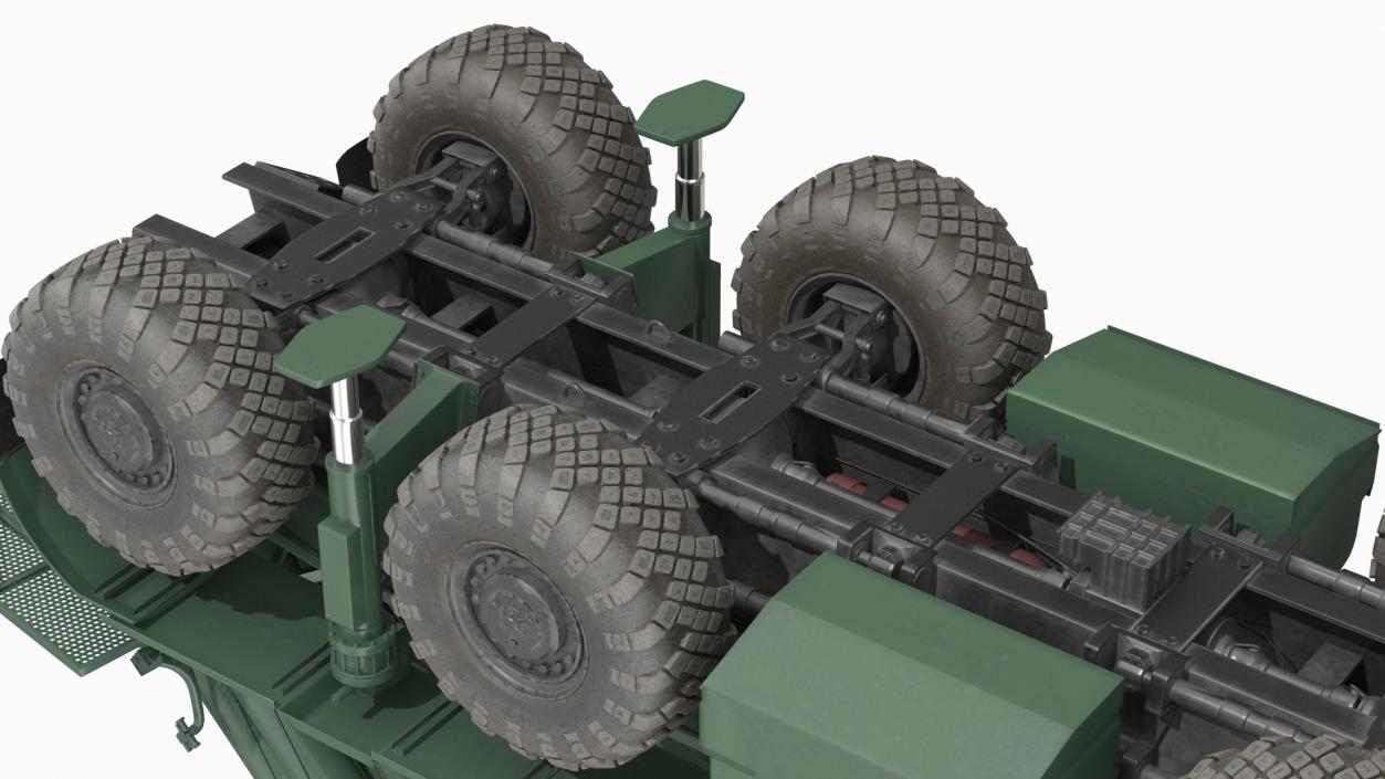 3D Multiple Rocket Launcher System Smerch model