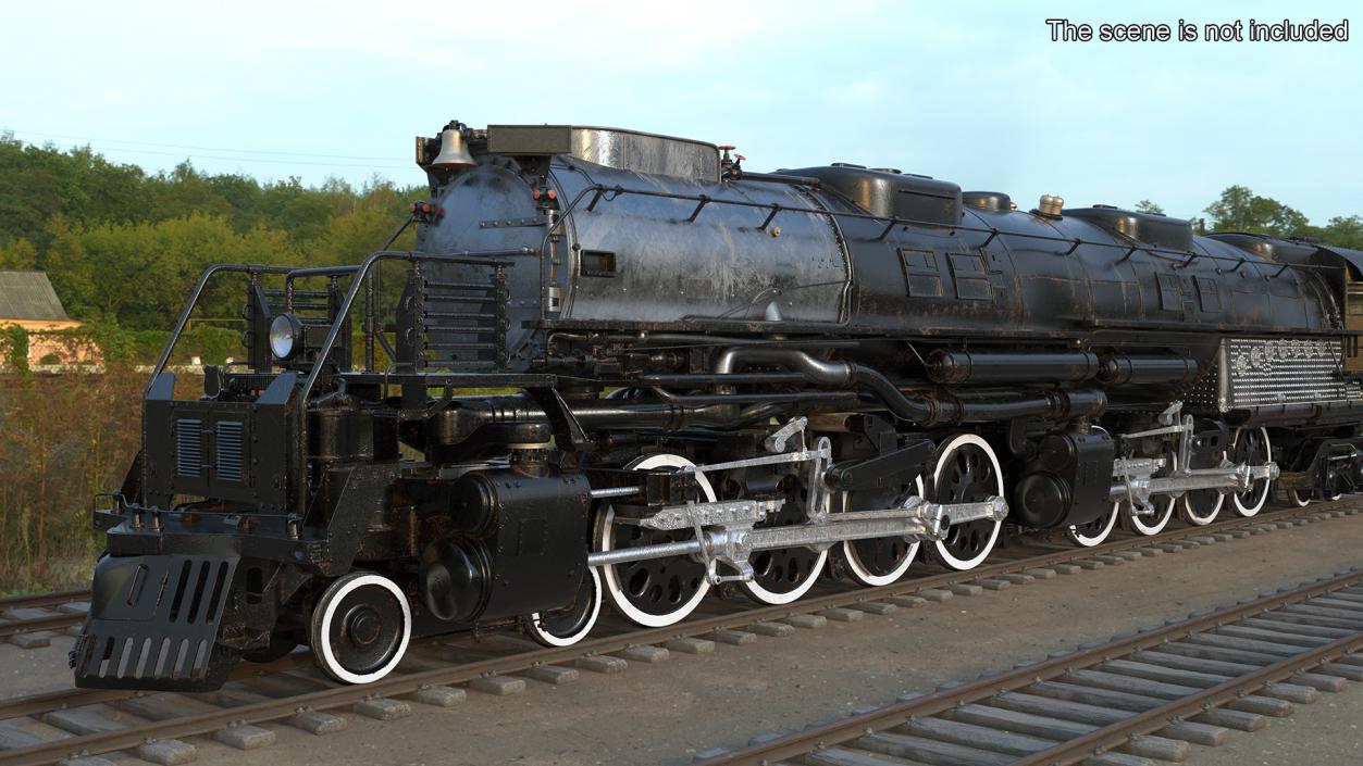 3D model Worn Locomotive