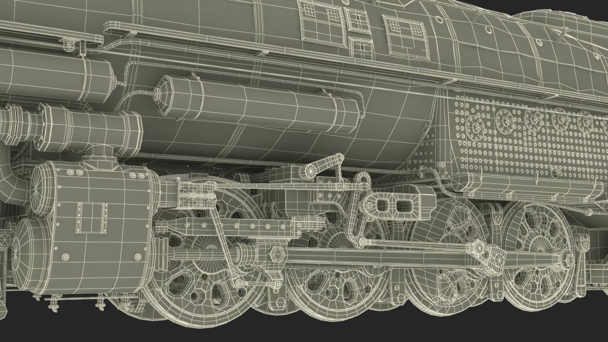 3D model Worn Locomotive