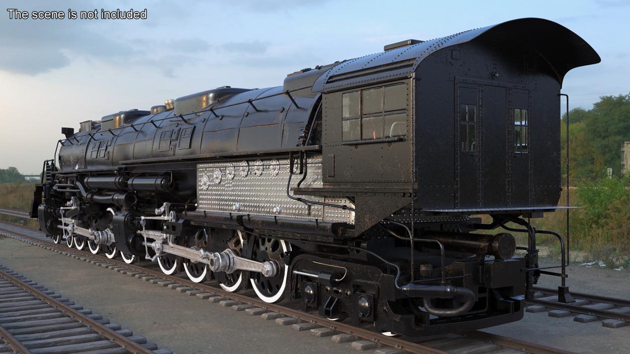 3D model Worn Locomotive