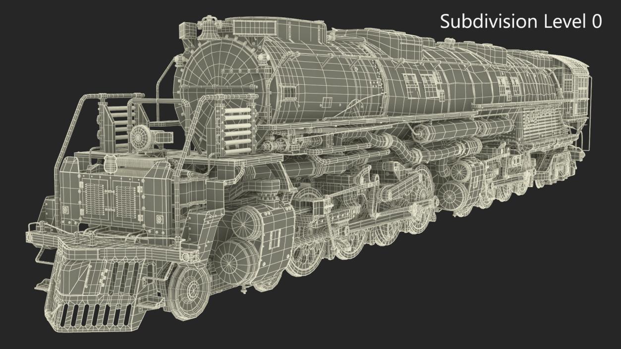 3D model Worn Locomotive