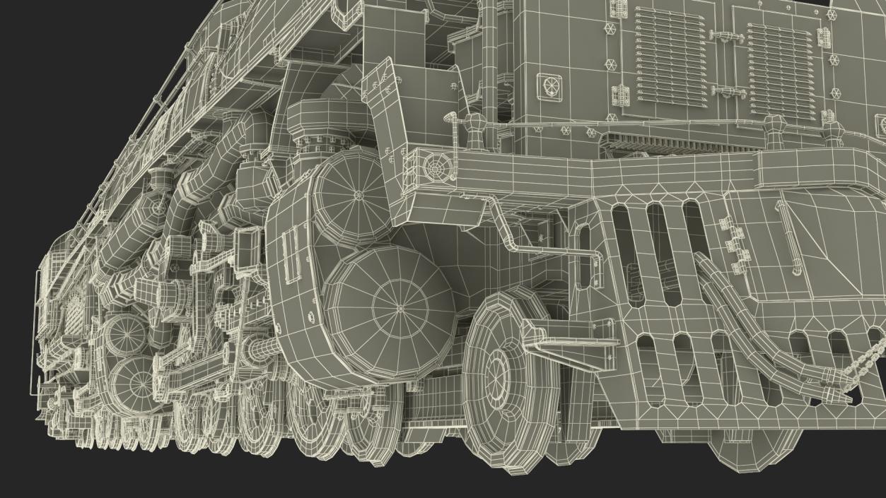 3D model Worn Locomotive