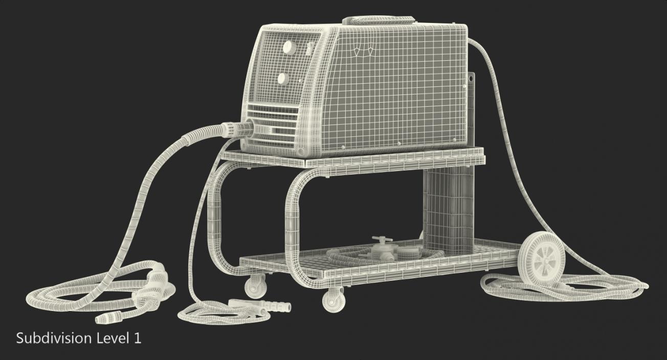 3D MIG Welder on Cart model